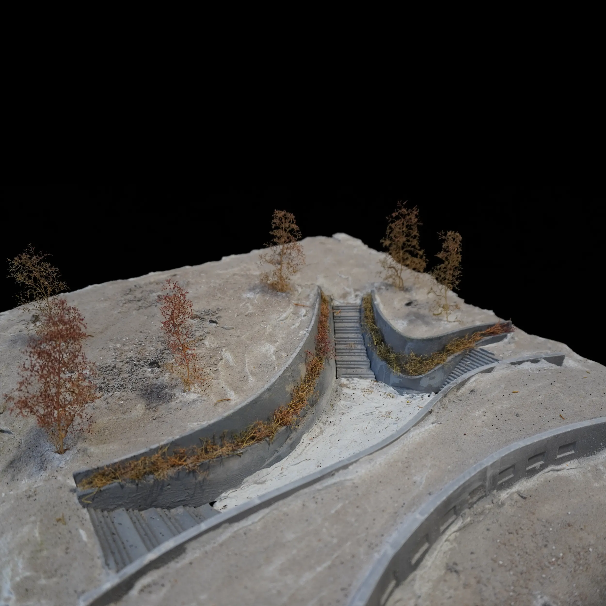 Vernacular stone observatory for fauna and flora research in Majella National Park, Abruzzo, Italy - architectural model, Tettonica Vernacolare.